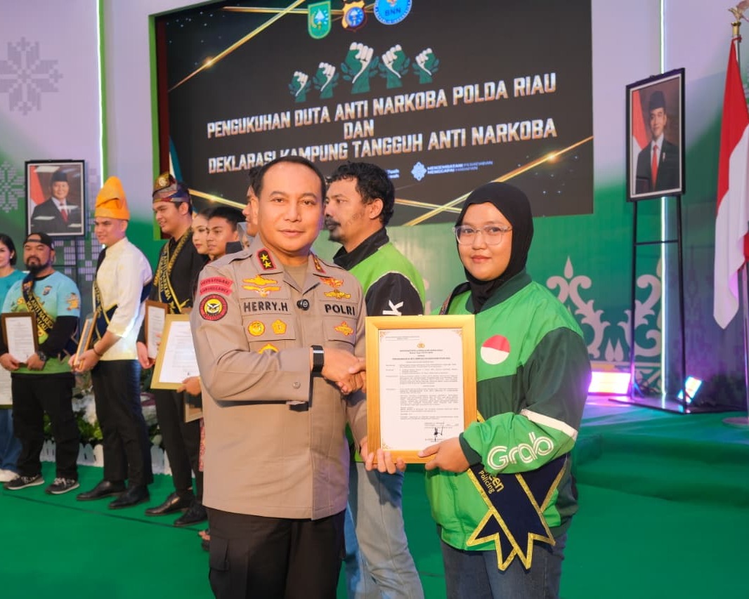 Polda Riau Kukuhkan 23 Duta Anti Narkoba, Kapolda: Panipahan Jadi 'Wake-Up Call' Bersama