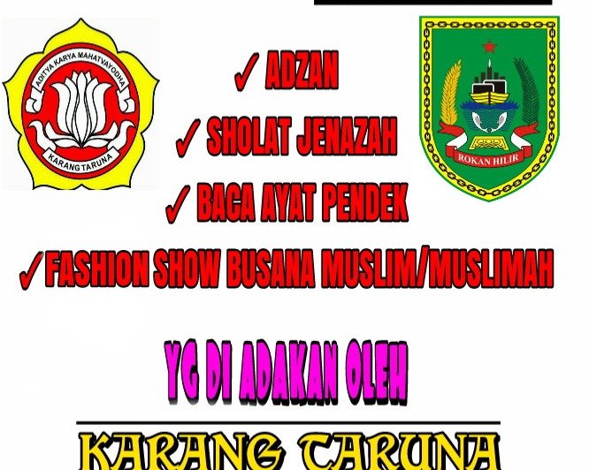 Karang Taruna TPTM Rohil Akan Gelar Festival Anak Sholeh dan Tablig Akbar