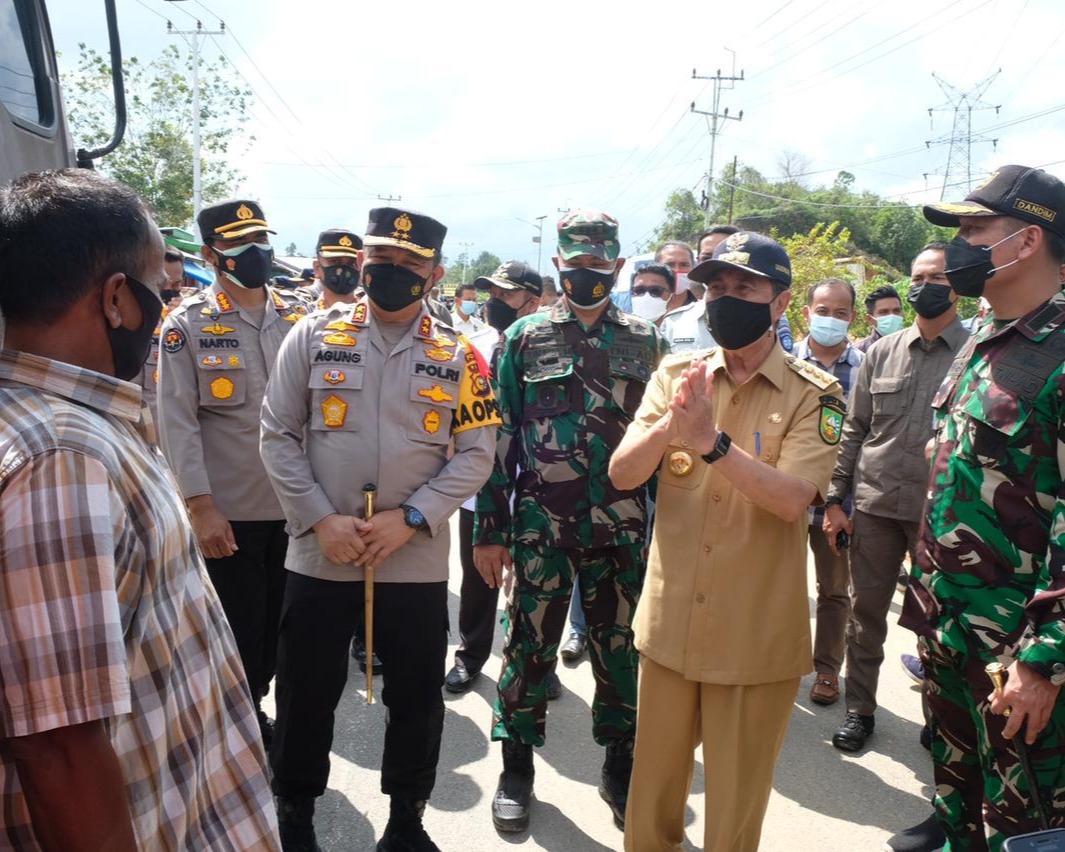 Tinjau Posko Penyekatan Mudik di Perbatasan, Kapolda Riau Pastikan Para Kapolres Pimpin Langsung Giat Dilapangan, Terima Kasih Masyarakat Patuh