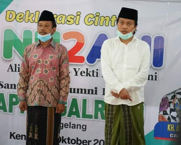 Ketua DPW PKB Jawa Tengah KH Yusuf Chudlori Silahturahmi Untuk Kemenangan Kader Terbaik Ustadz Ali Nurdin di Ponpes Jabal Nur Kaliwungu