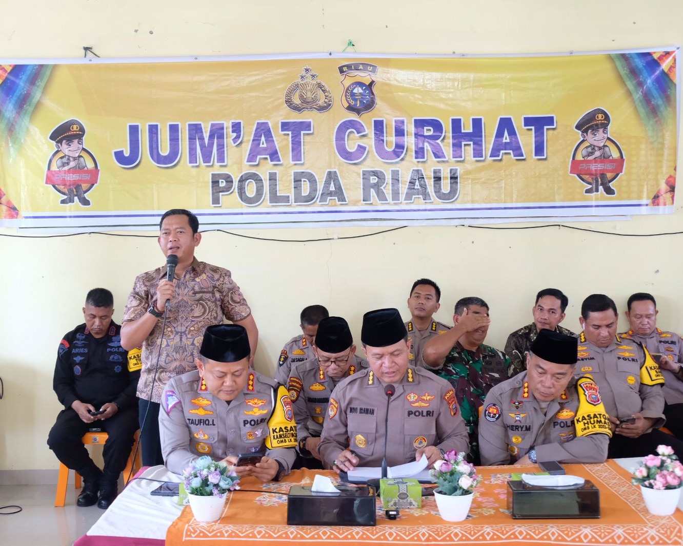 Jumat Curhat Polda Riau Kembali Di Gelar Jelang Bulan Suci Ramadhan