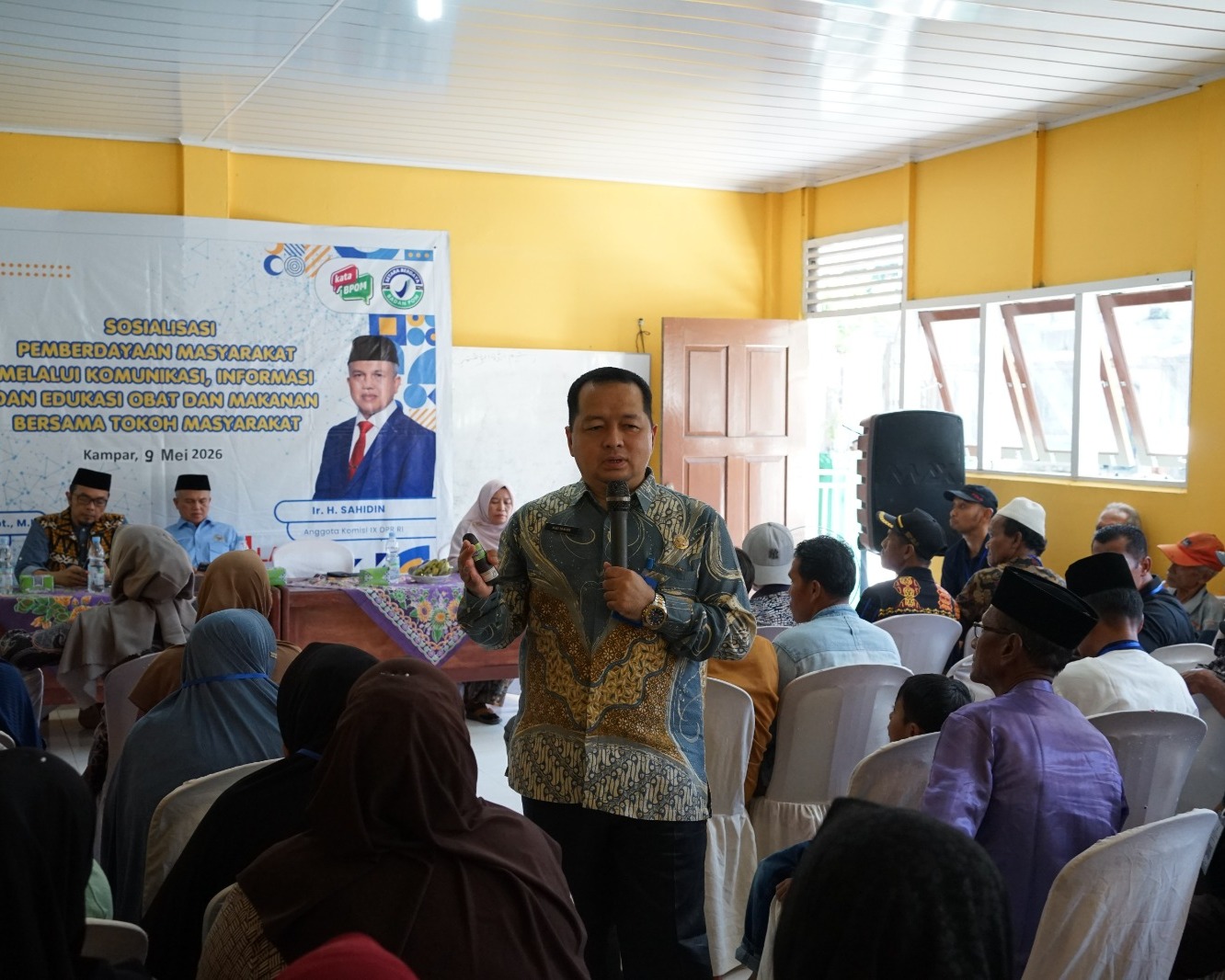 Aksi Nyata Komisi IX DPR RI Dan BBPOM Pekanbaru: Kawal Warga Kampar Utara Dari Bahaya Kosmetik Yang Tidak Aman