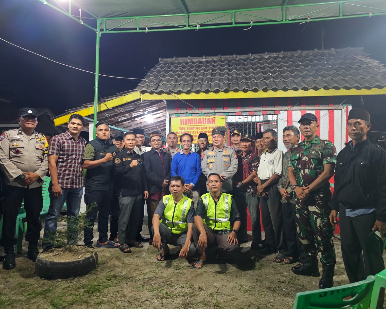 Kapolda Riau 'Uji' Layanan 110 Di Pandau Jaya, Kapolres Kampar: Siap Tingkatkan Pelayanan Kepada Masyarakat