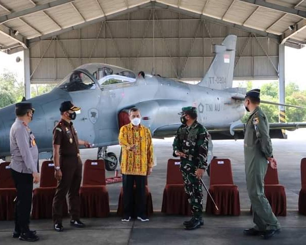 Danlanud RSN Gelar Coffe Morning dan Halal Bihalal Bersama Gubri dan Forkopimda Provinsi Riau