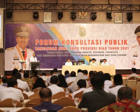 Pemprov Riau Gelar Forum Konsultasi Publik Rencana Awal RKPD Tahun 2021
