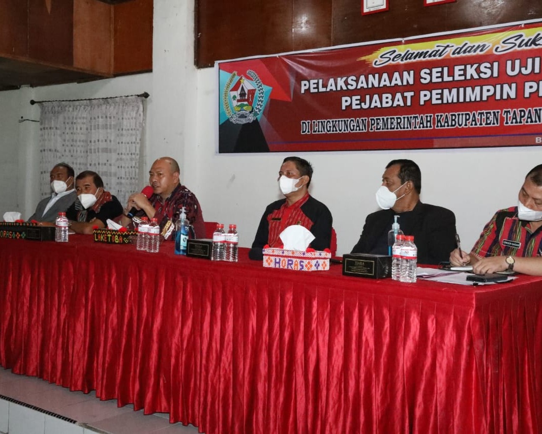 Bupati Nikson Nababan Buka Secara Resmi Pelaksanaan Uji Kompetensi Pejabat Pimpinan Tinggi Pratama Kabupaten Tapanuli Utara Tahun 2022
