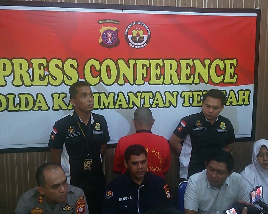 Polda Kalteng Gelar Press Conference Terkait Kasus Penemuan Mayat Tanpa Kepala