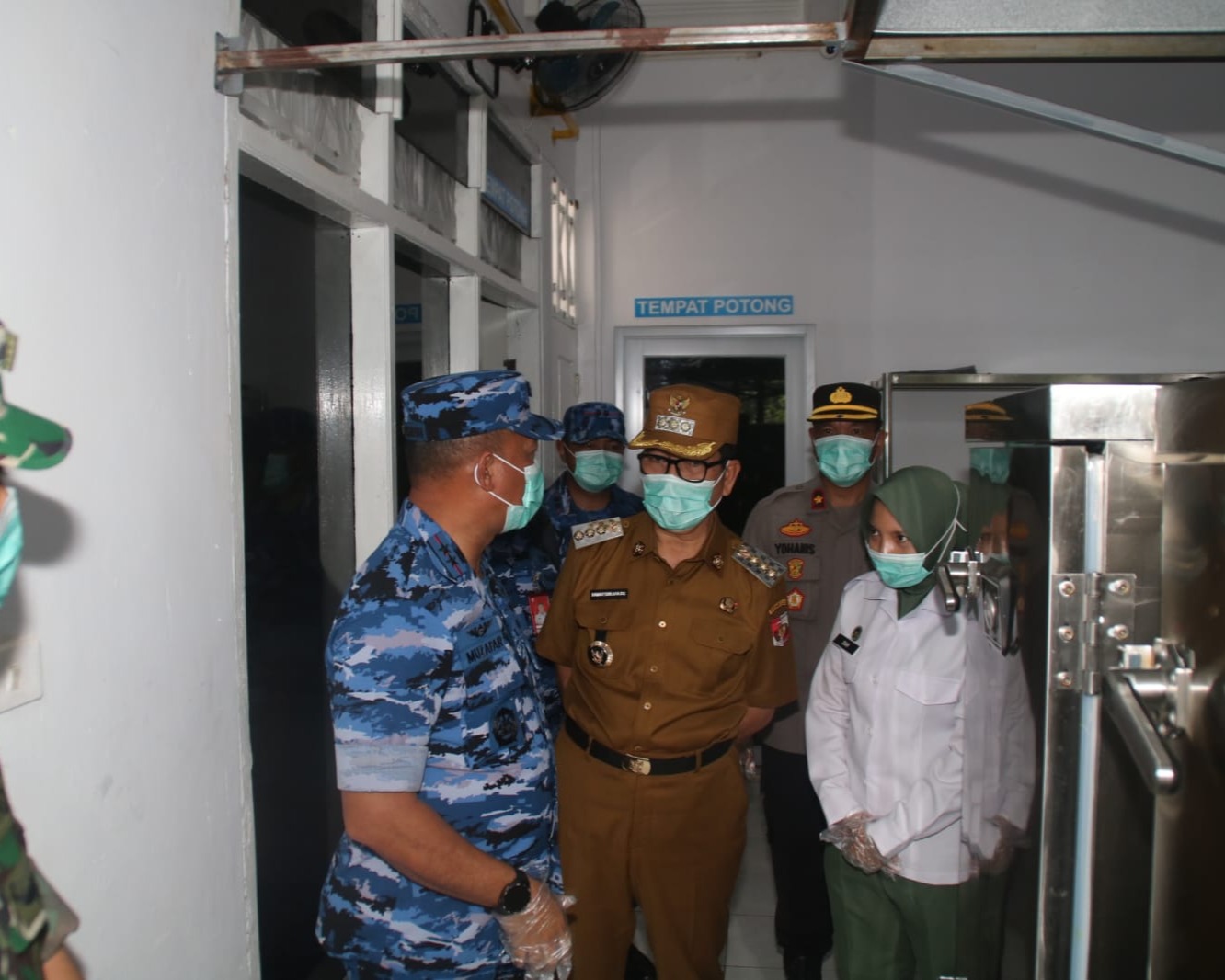 Pangkodau I Tinjau SPPG Di Transkimau Lanud Pangeran M. Bun Yamin