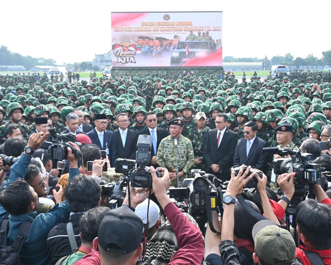 Pangkodau I Hadiri Pembukaan Latsarmil Komcad ASN Kementrian Dan Lembaga
