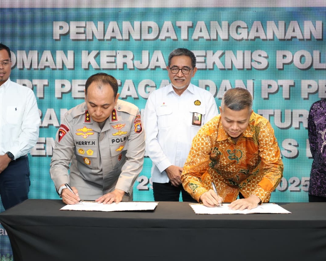 Polda Riau Tandatangani Pedoman Kerja Teknis Dengan SKK Migas, Pertagas, Dan Pertamina Patra Niaga