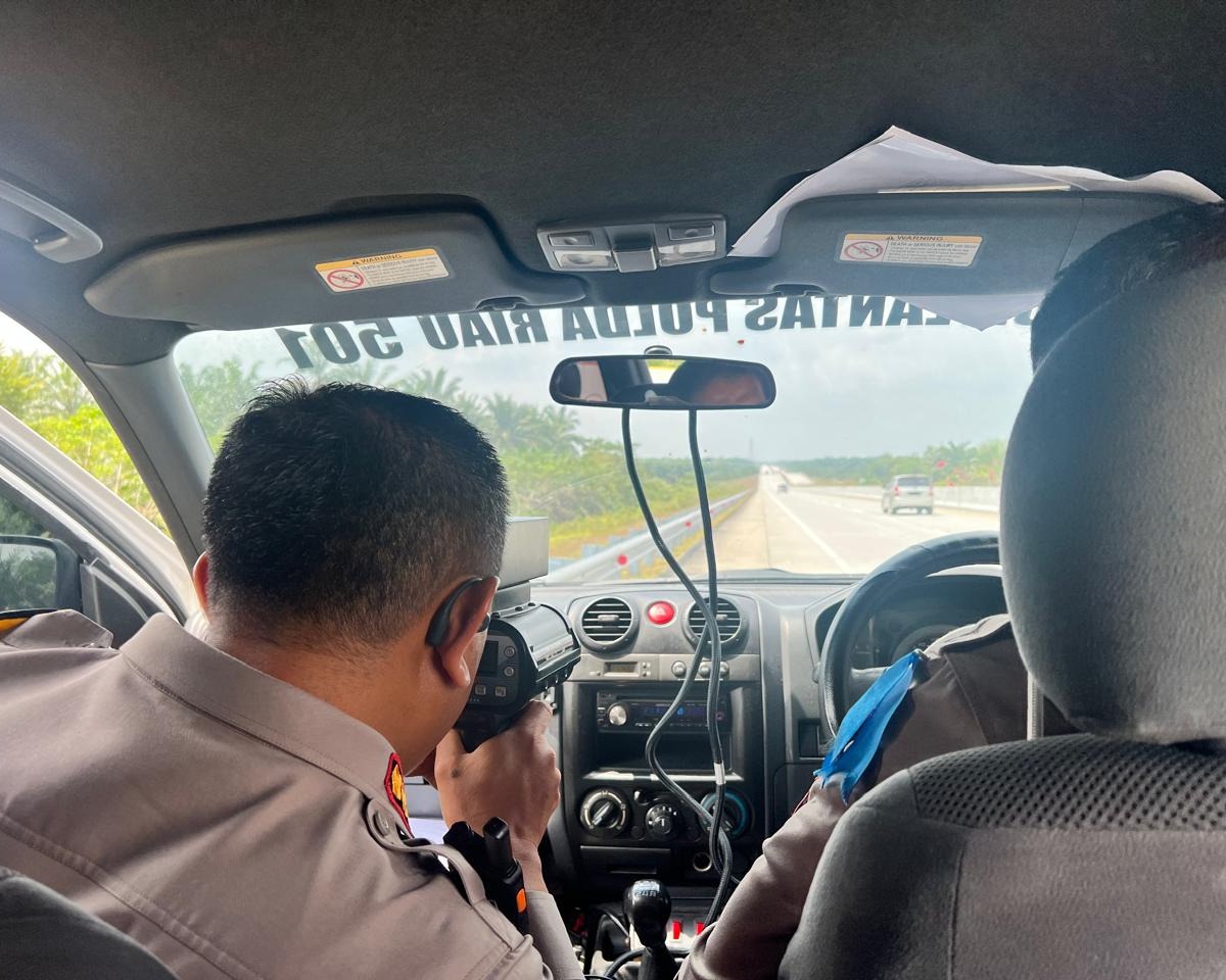 Operasi Patuh Lancang Kuning 2025, Penindakan Pelanggar Kecepatan Diperluas Hingga Jalan Tol Pekanbaru–Dumai