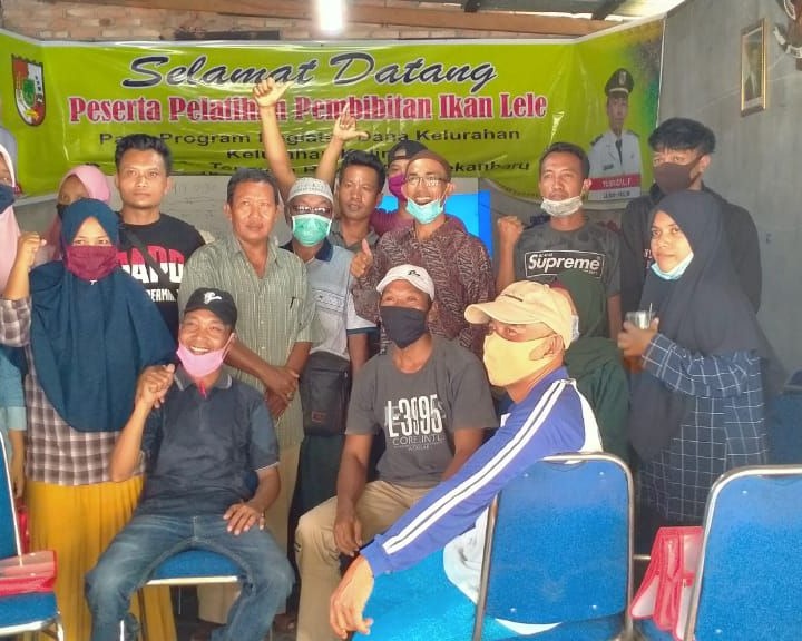 Babinsa Kodim 0301/Pekanbaru Hadiri Penutupan Pelatihan Pembibitan Ikan Lele