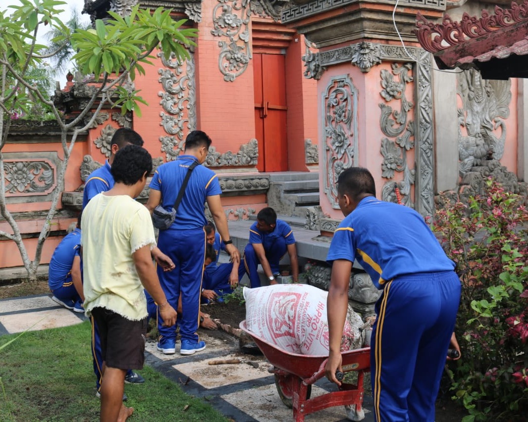 Begini Cara Personel Satpom Lanud Roesmin Nurjadin Maknai HUT POM AU Ke 73