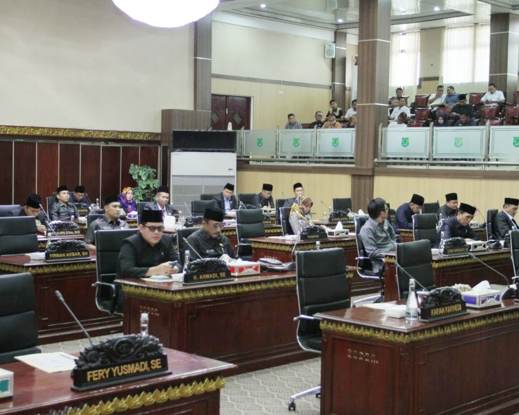 Raperda Usulan Pemkab Muba dan Prakarsa DPRD Akan Dibahas Empat Pansus