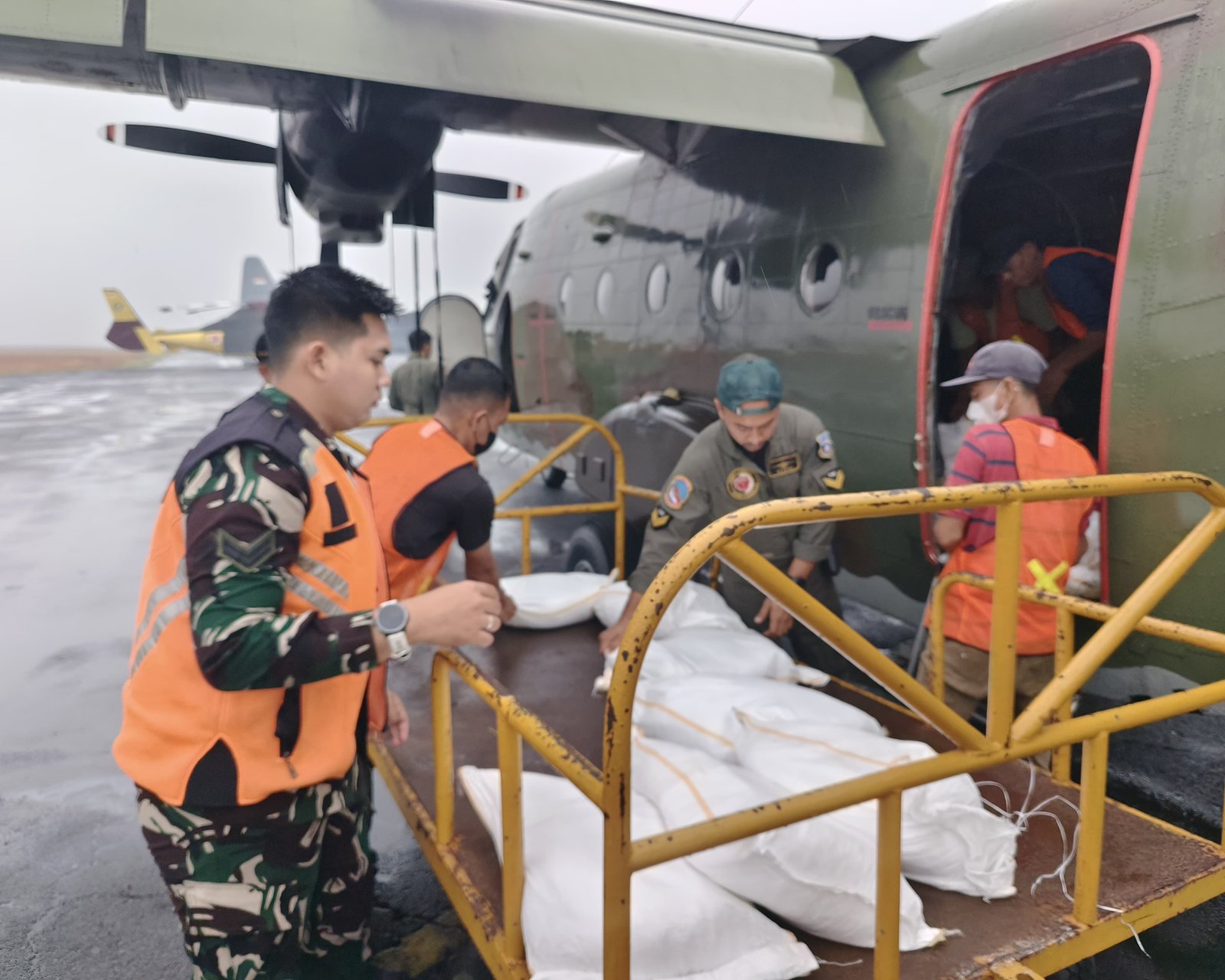 Kodau I Dukung Lanud Smh Lakukan OMC, Sebagian Daerah Sumsel Diguyur Hujan