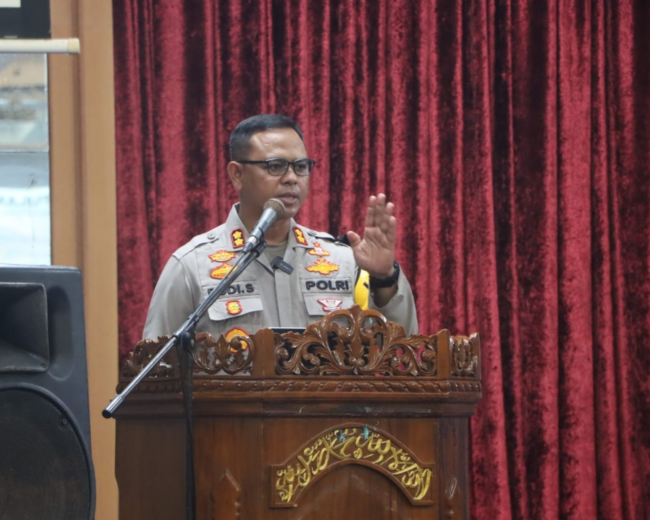 Sosialisasi Ketahanan Pangan, Kapolres Rohul AKBP Budi Setiyono Ajak Kepala Desa Dukung Program Nasional