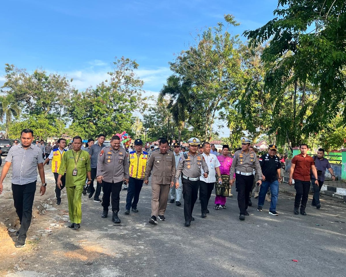 Dirlantas Polda Riau Pastikan Kesiapan Jalur Menuju Pacu Jalur di Tepian Narosa Kuansing