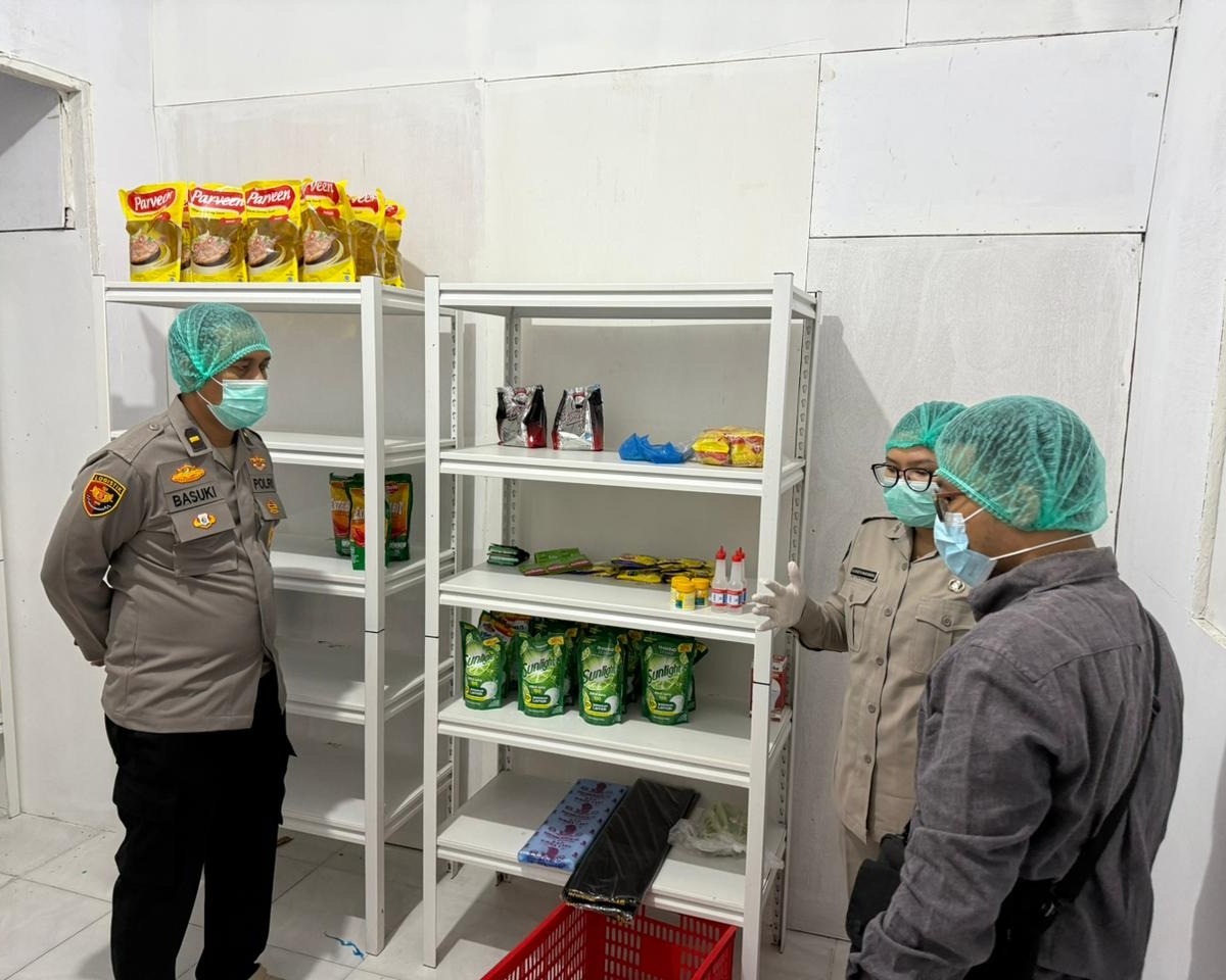 Polres Siak Gelar Tester Security Food di Dapur SPPG MBG, Pastikan Makanan Bergizi Aman untuk 1.927 Siswa