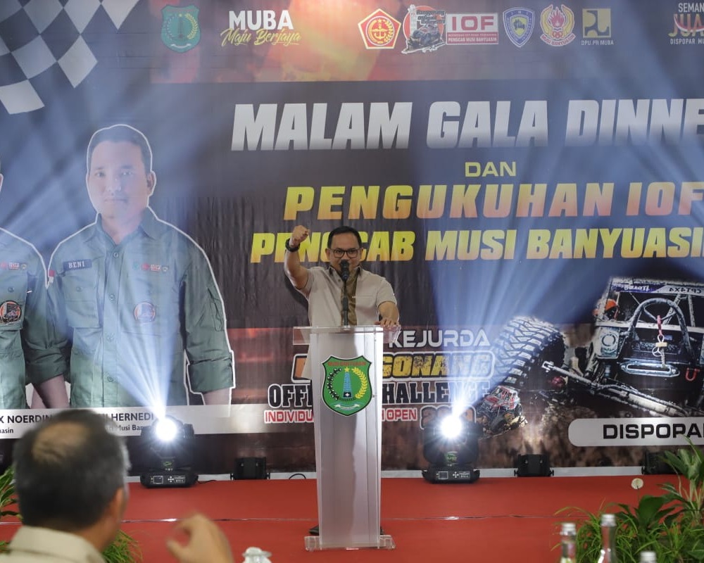 Pengurus IOF Komcab Resmi Dilantik, Bupati Dodi Ingin di Muba Muncul Offroader
