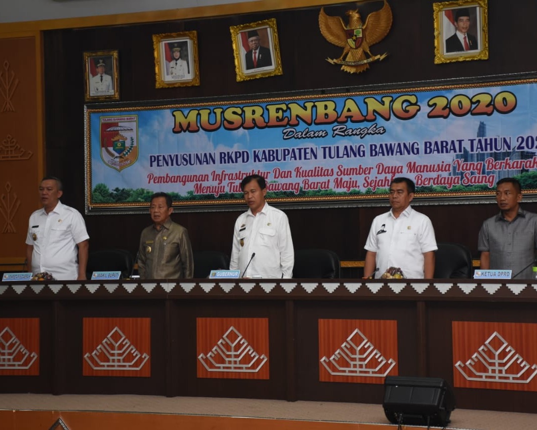 Pemkab Tubaba Menyelenggarakan Musrembang RKPD 2021