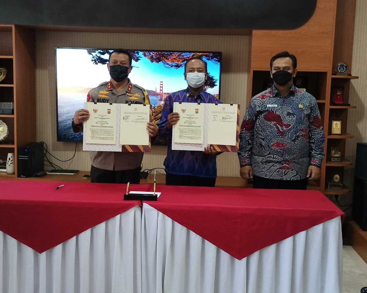 Tingkatkan Pelayanan Publik, Polda Banten MOU Dengan Ombudsman Perwakilan Banten