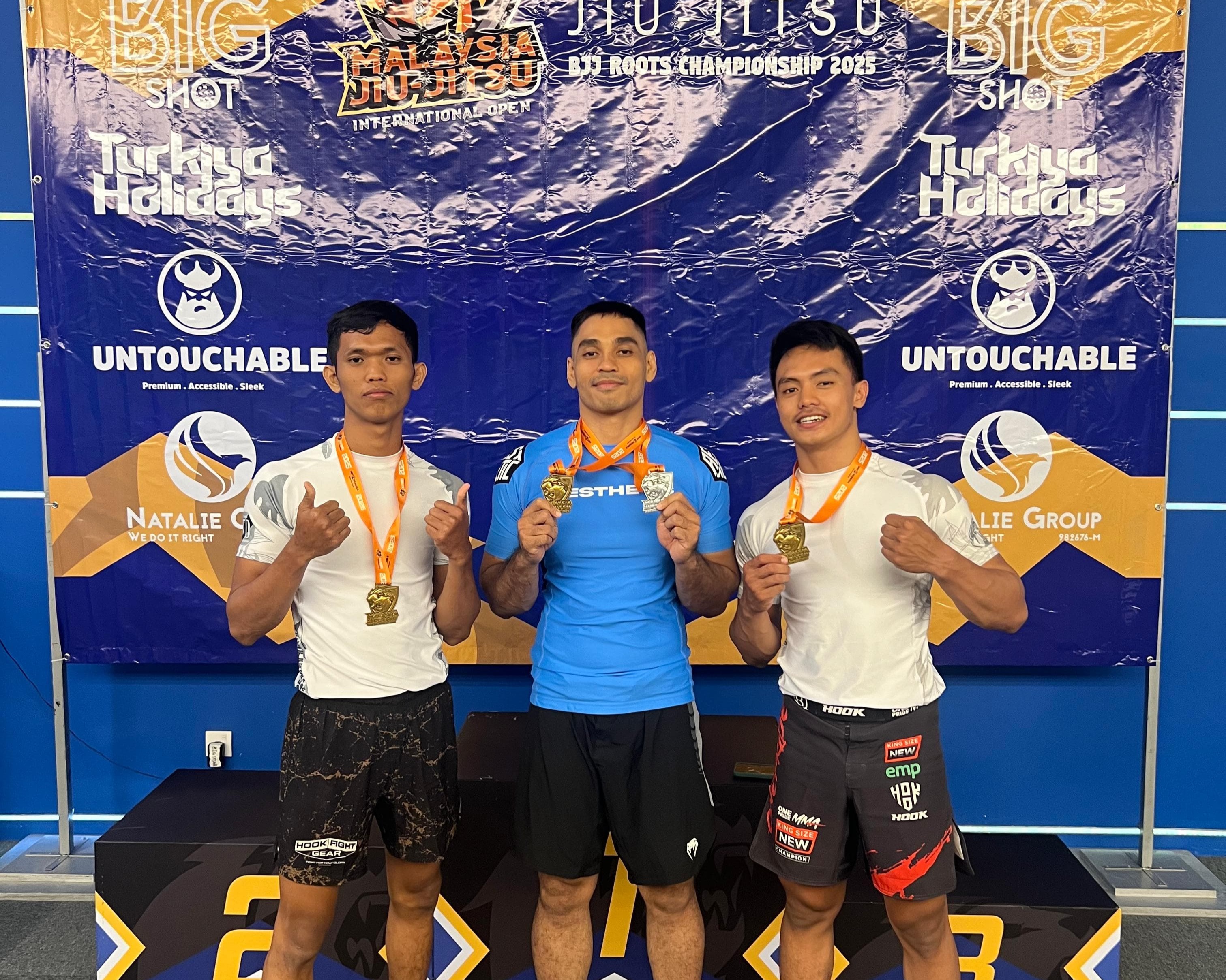 3 Atlet Pekanbaru Rebut 3 Medali Emas dan 1 Perak Dalam Kejuaraan  International Open Jiu Jitsu di Malaysia