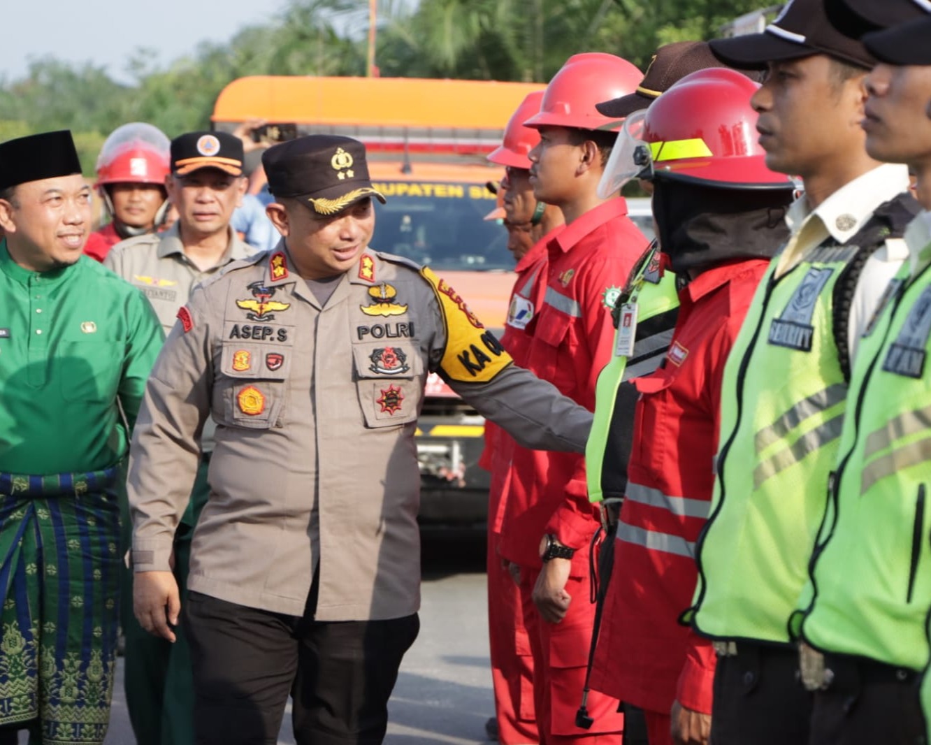 Kapolres Siak AKBP Asep Sujarwadi Pimpin Rakor dan Gelar Apel Kesiapsiagaan Penanganan Karhutla