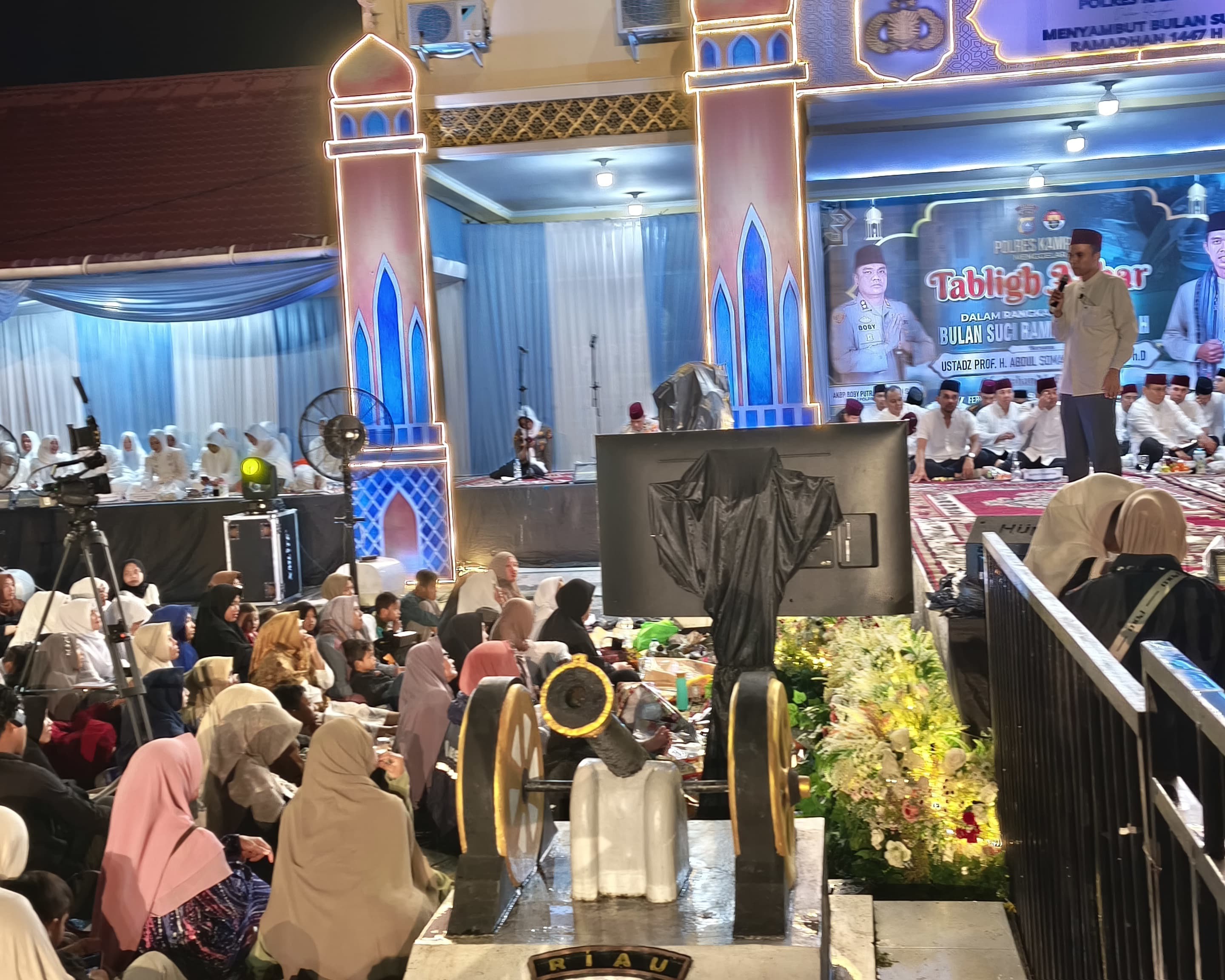 Polres Kampar Gelar Tabligh Akbar Jelang Ramadan 2026 Bareng UAS