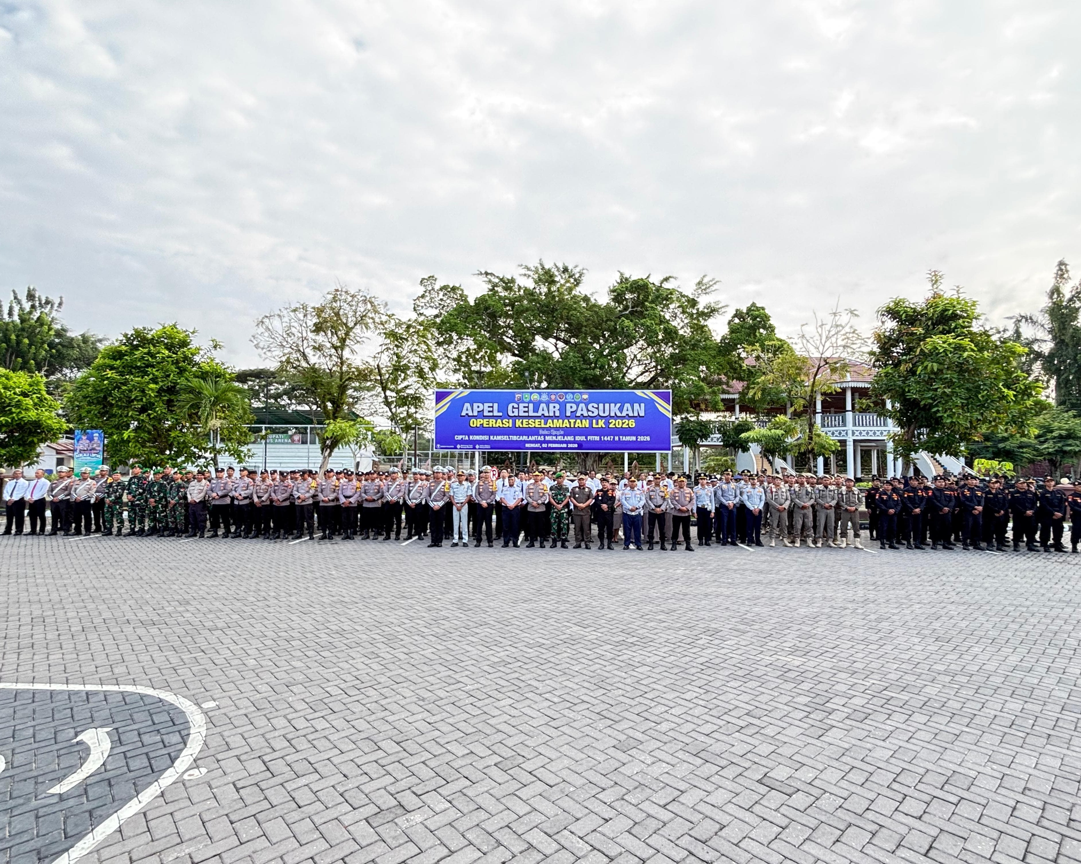 Polres Inhu Gelar Apel Operasi Keselamatan Lancang Kuning 2026, Ini Tema Dan 9 Target Prioritas