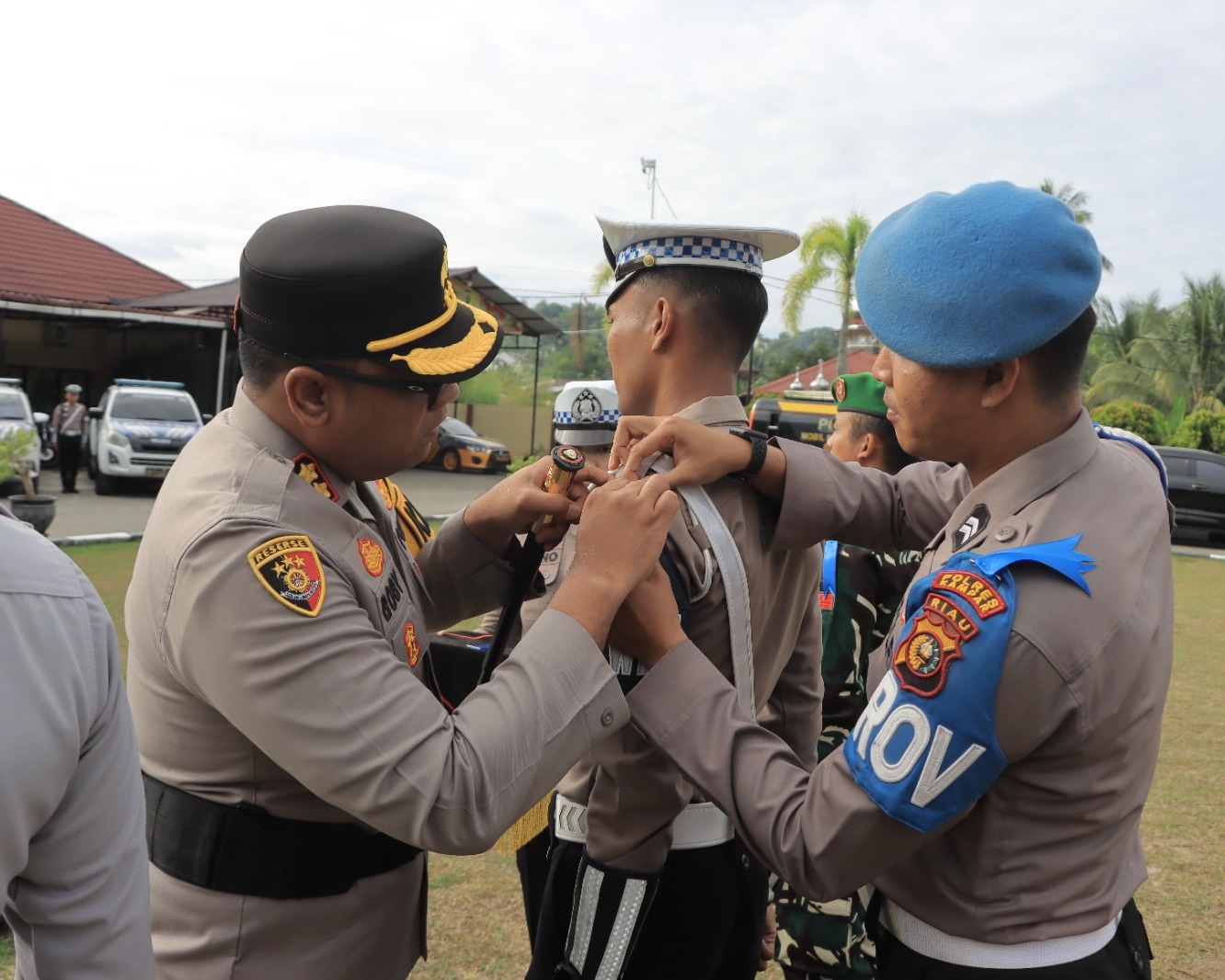 Kapolres Pimpin Apel Gelar Pasukan Operasi Zebra Lancang Kuning 2025 Di Mapolres Kampar