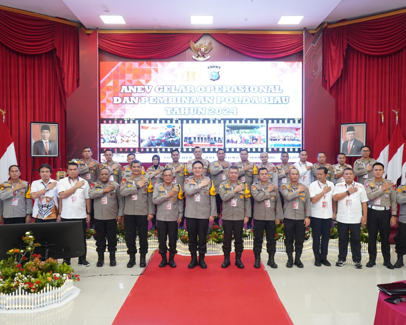 Rapat Anev Gelar Operasi dan Pembinaan Tahun 2024, Terimakasih Ucap Kapolda Riau Irjen Pol M Iqbal