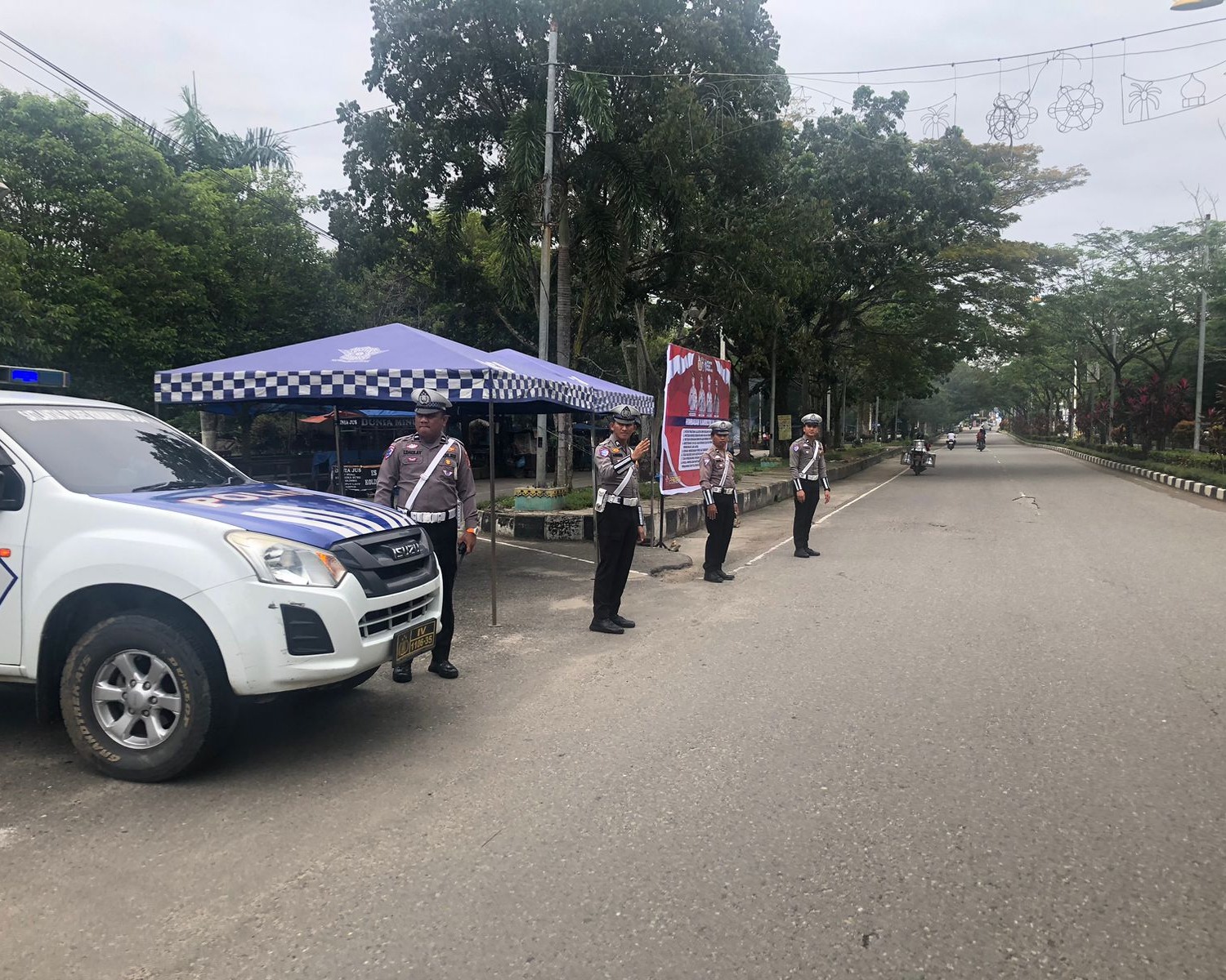 Patroli Satlantas Polres Rohul, Arus Lalu Lintas Lancar Dan Aman