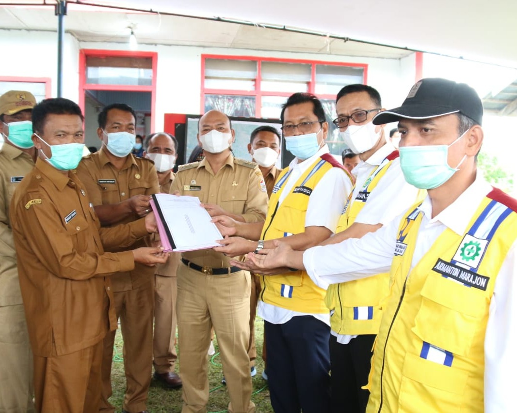 Bupati Taput dan Balai BPJN Sumut Sosialisasikan Pembangunan Jalan Lingkar Siborong-borong