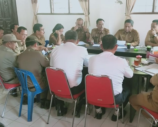 Sekdakab Taput Pimpin Rapat Koordinasi Persiapan Pelaksanaan Ujian CPNS Formasi Tahun 2019