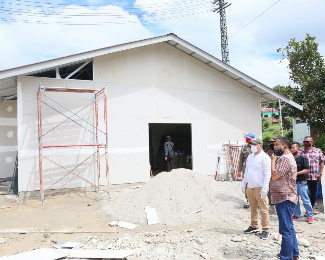 Bupati Taput Meninjau Pembangunan dan Kesiapan RSUD Tarutung