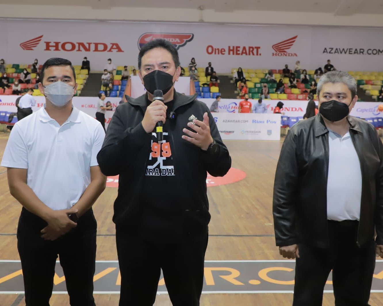Lakukan Tip Off, Kapolda Irjen Pol M Iqbal Membuka Resmi Honda DBL Series Riau