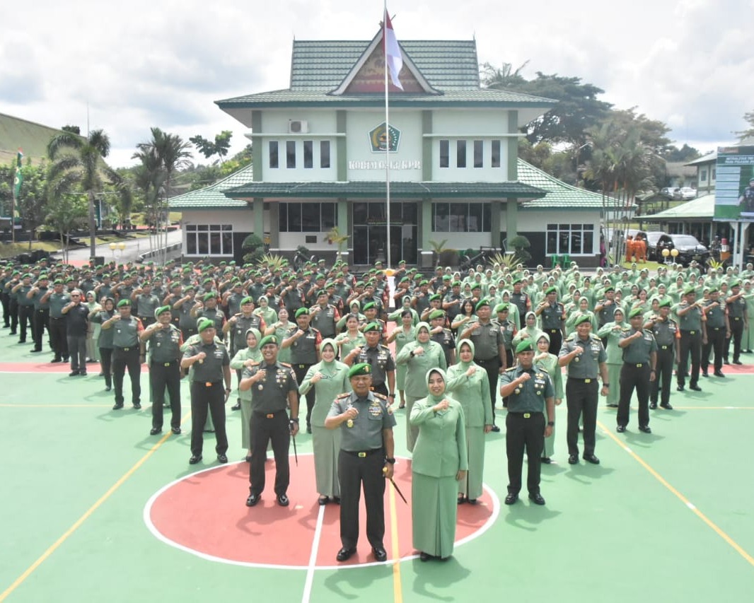 Kunjungan Kerja Danrem 031/Wira Bima Ke Kodim 0313/KPR