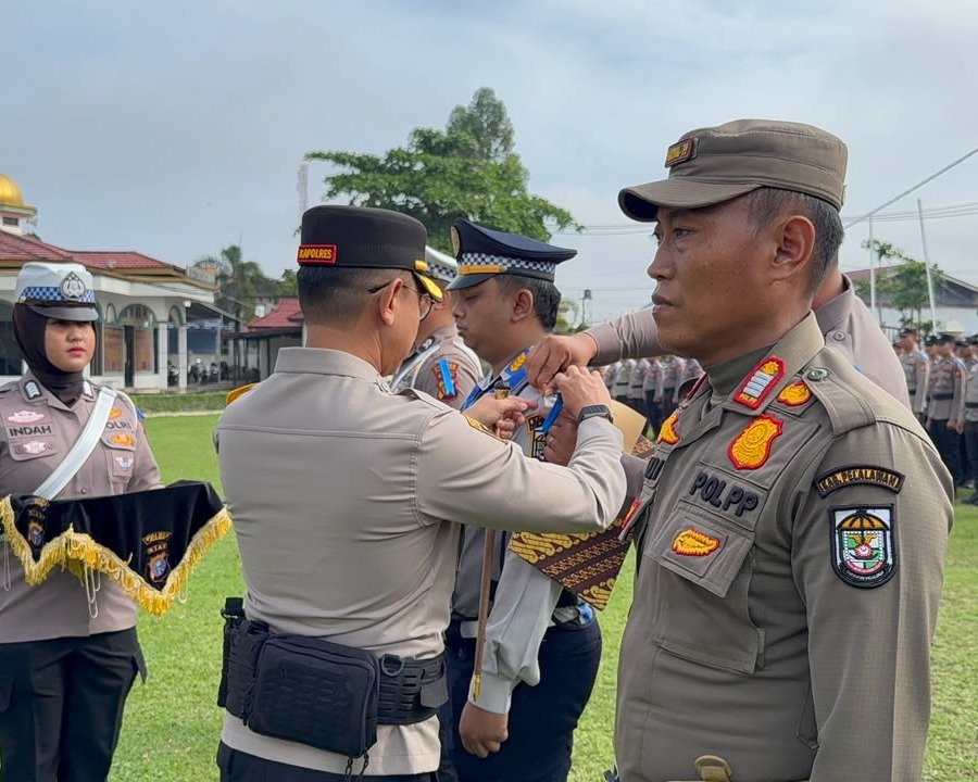 Polres Pelalawan Gelar Apel Pasukan Operasi Patuh Lancang Kuning 2026