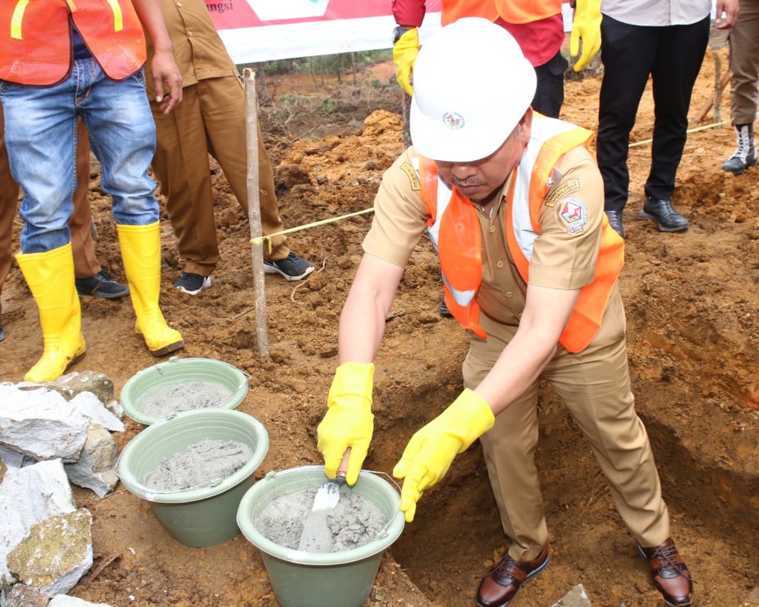 Bupati Taput Hadiri Groundbreaking Pembangunan DAK Fisik Bidang Pariwisata Tahun Anggaran 2023
