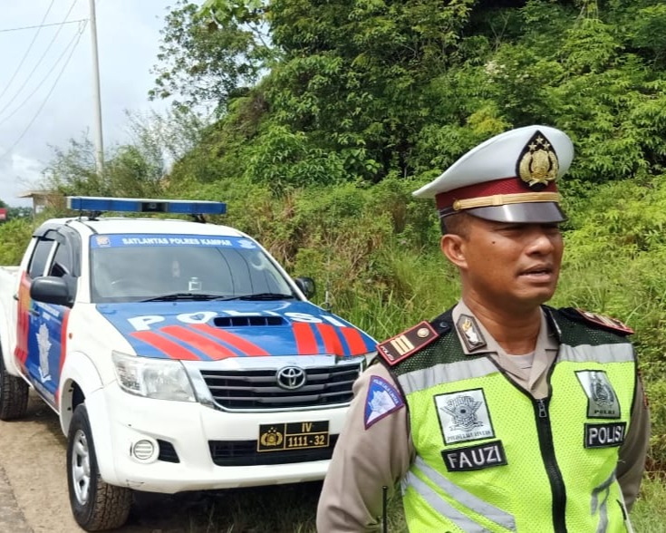 Kapolres Kampar : Arus Lalin di Jalan Lintas Riau - Sumbar Masih Ramai, Personil Masih Disiagakan