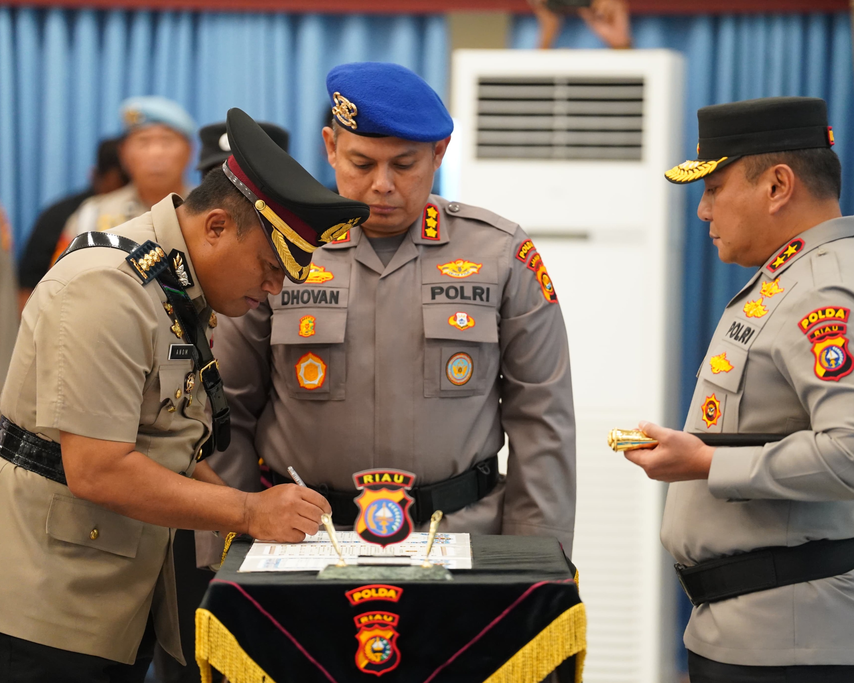 Dilantik Kapolda Irjen Pol Herry Heryawan, Ini Daftar Pejabat Baru Polda Riau