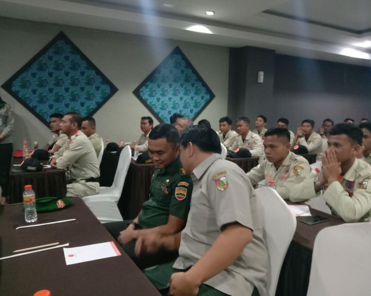 Kasdim 0301/Pekanbaru Hadiri Acara Pembukaan Kegiatan Pendidikan dan Pelatihan Penanggulangan Bencana BPBD Kota Pekanbaru Tahun 2020