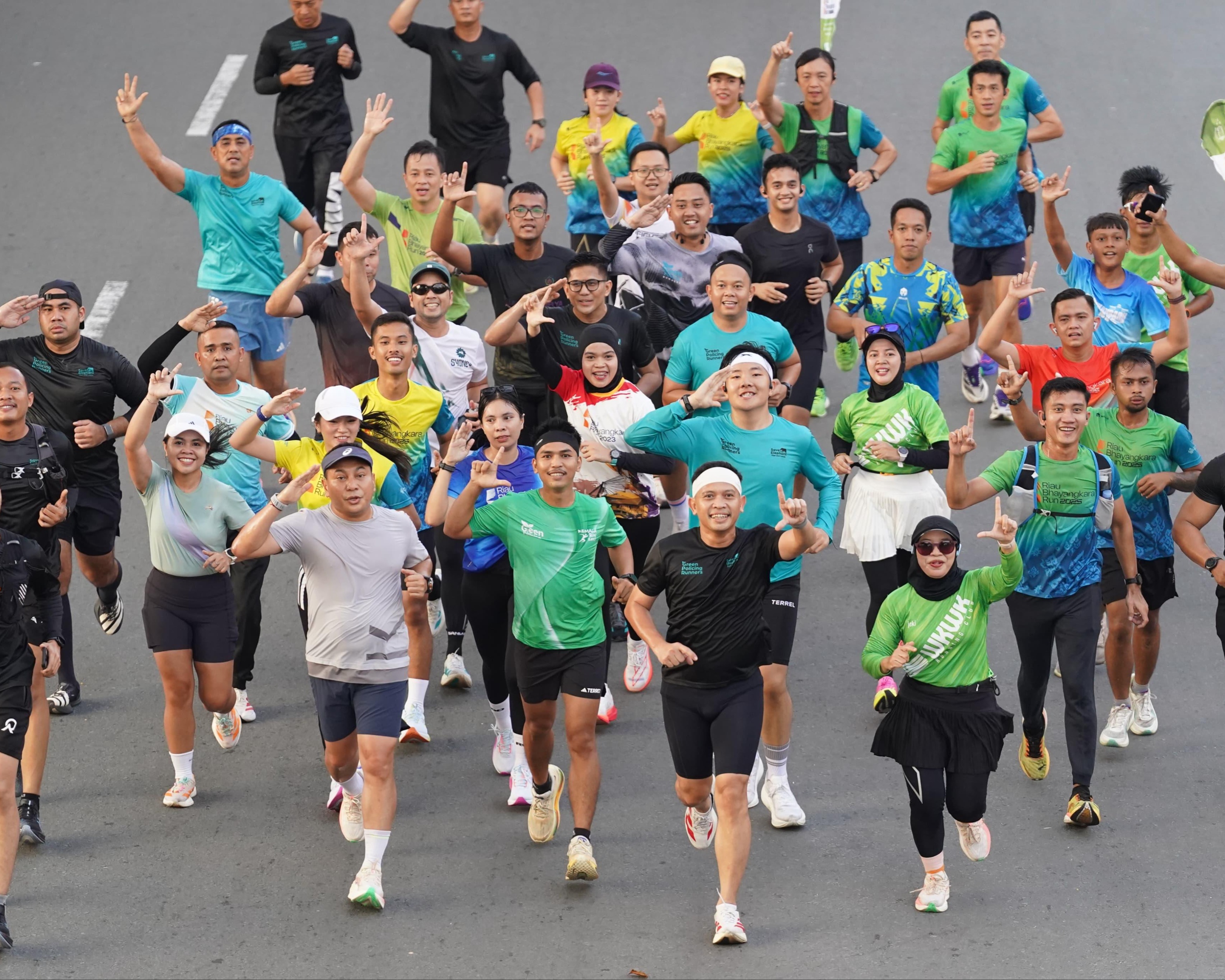 Polda Riau Launching Riau Bhayangkara Run 2026, Kapolda Ajak Masyarakat Jaga Lingkungan Dan Perkuat Persatuan