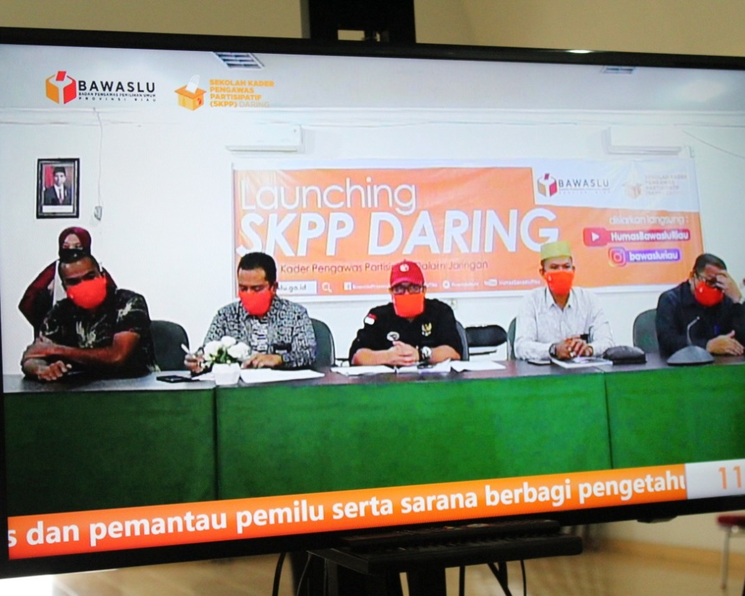 Resmi Di Launching, Sekolah Kader Pengawas Partisipatif (SKPP) Riau Akan Belajar 2 Bulan, Sertifikasi Dari Bawaslu RI