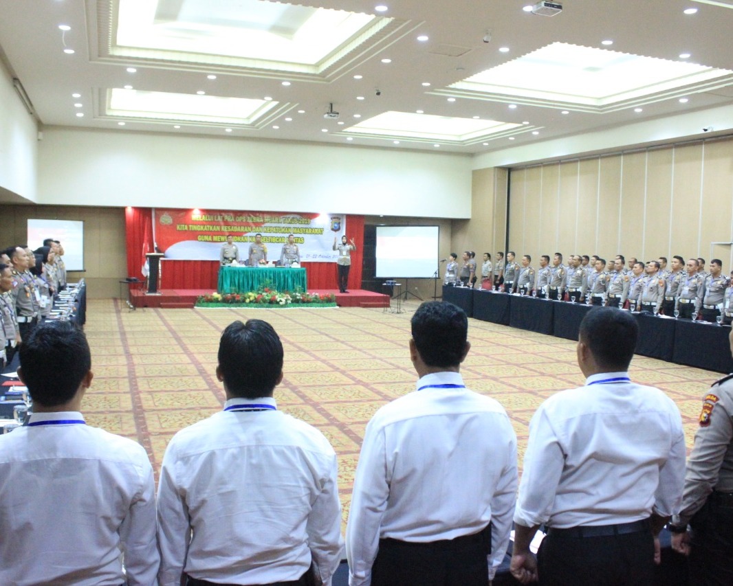 Wakapolda Riau Buka Latihan Pra Operasi Zebra Muara Takus Tahun 2019