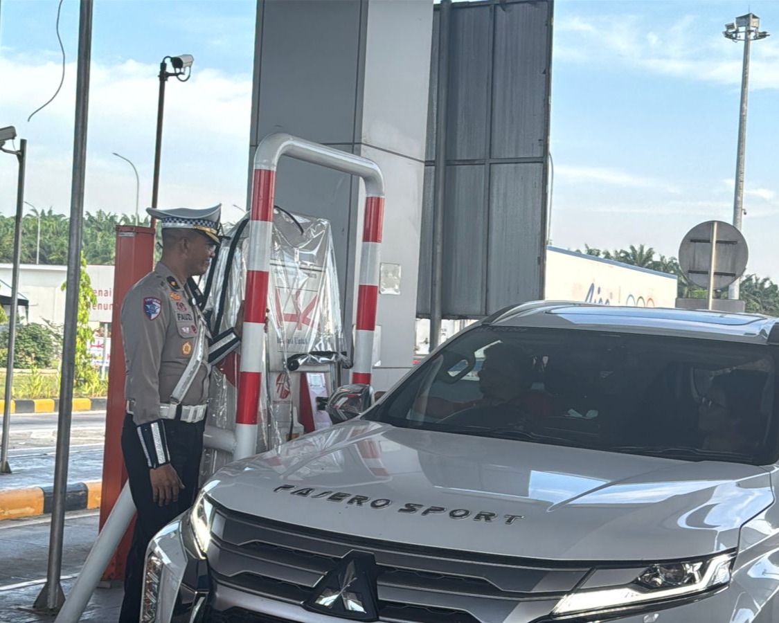 Sukseskan Operasi Patuh Lancang Kuning 2025, Ditlantas Polda Riau Terjunkan Tim Speed Gun di Jalan Tol Permai