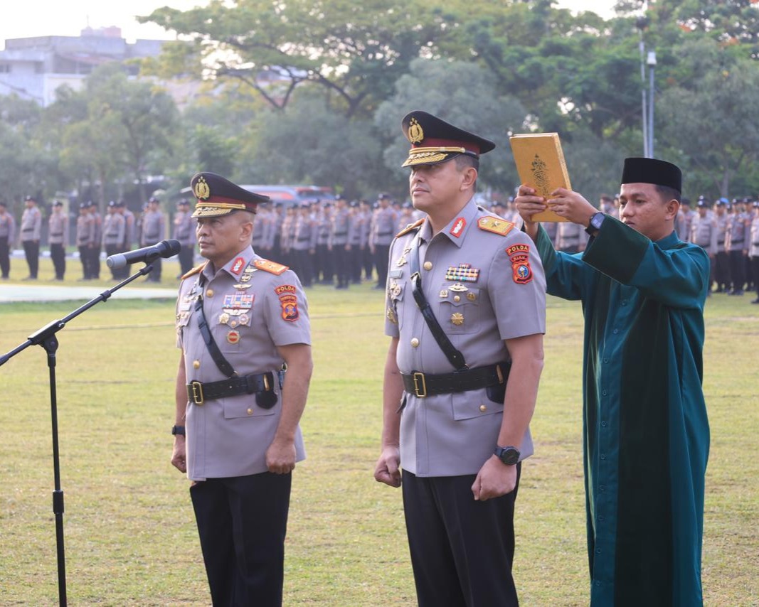 Kapolda Riau Pimpin Sertijab, Wakapolda Resmi Dijabat Brigjen Pol Hengki Haryadi