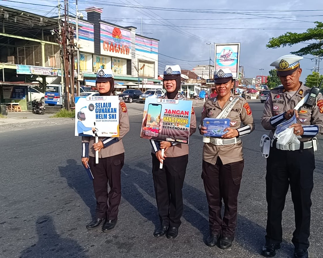 Jelang Nataru 2024-2025, Ditlantas Polda Riau Taja Kampanye Keselamatan Berlalu Lintas