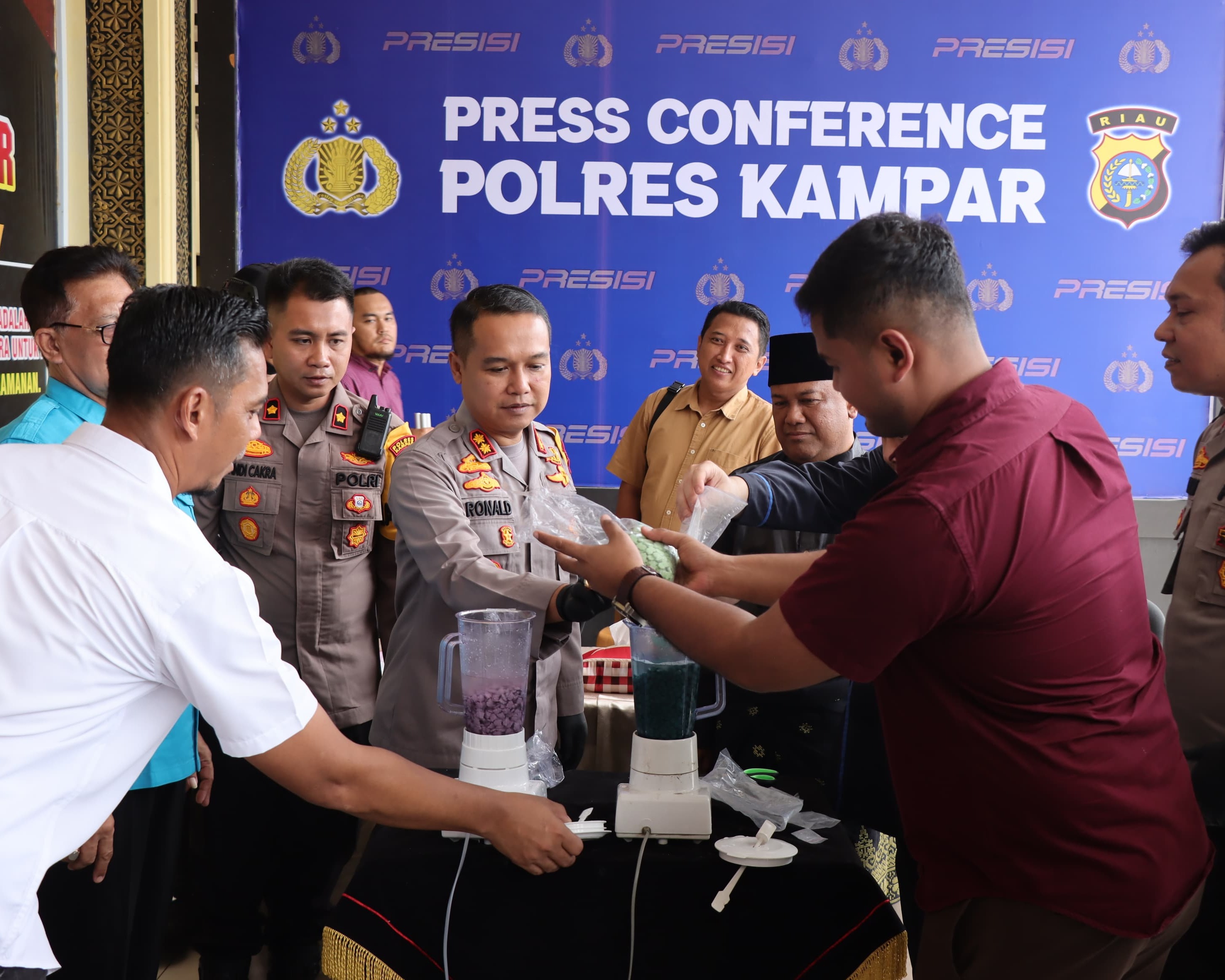 Kapolres Minta Kerjasama Ninik Mamak Untuk Membasmi Narkoba di Kabupaten Kampar