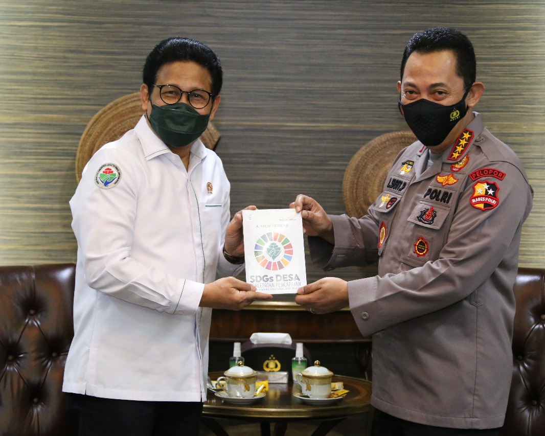 Audiensi Dengan Mendes PDTT, Kapolri Pastikan Pendampingan Edukasi Dana Desa